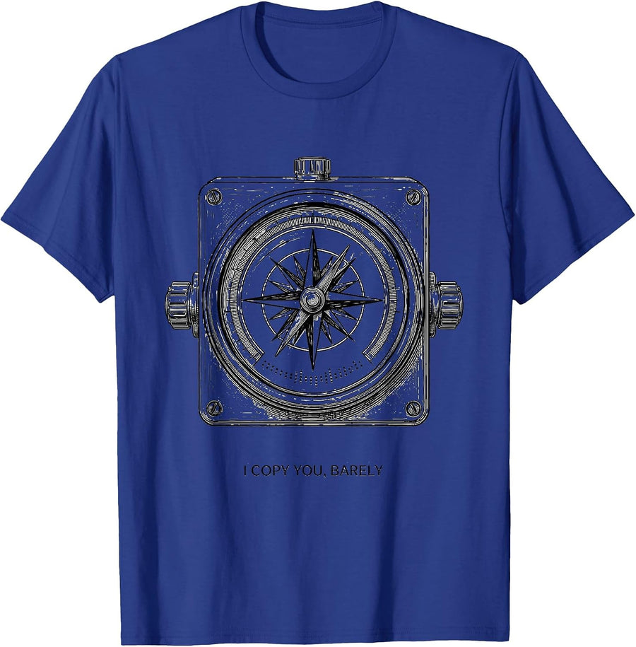 I Copy You, Barely Funny Ham Radio Operator Amateur Radio T-Shirt - Royal Blue