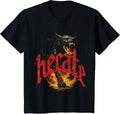 Hellhound Vintage Streetwear Urban Hip Hop Metal Rock Y2K T-Shirt - Black