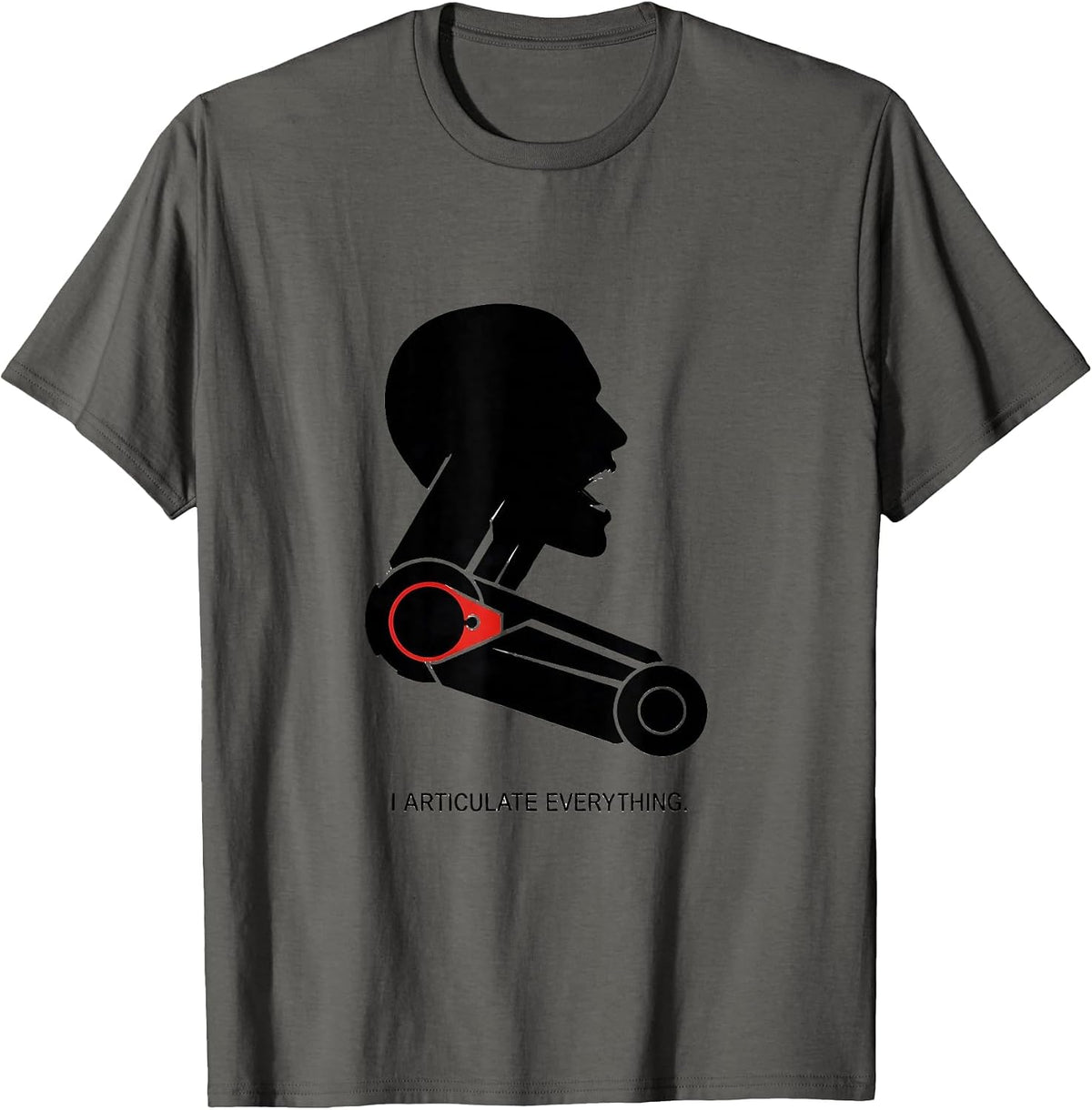 Men's I Articulate Everything Funny Teacher Frog Back To School T-Shirt - Asphalt Grey
