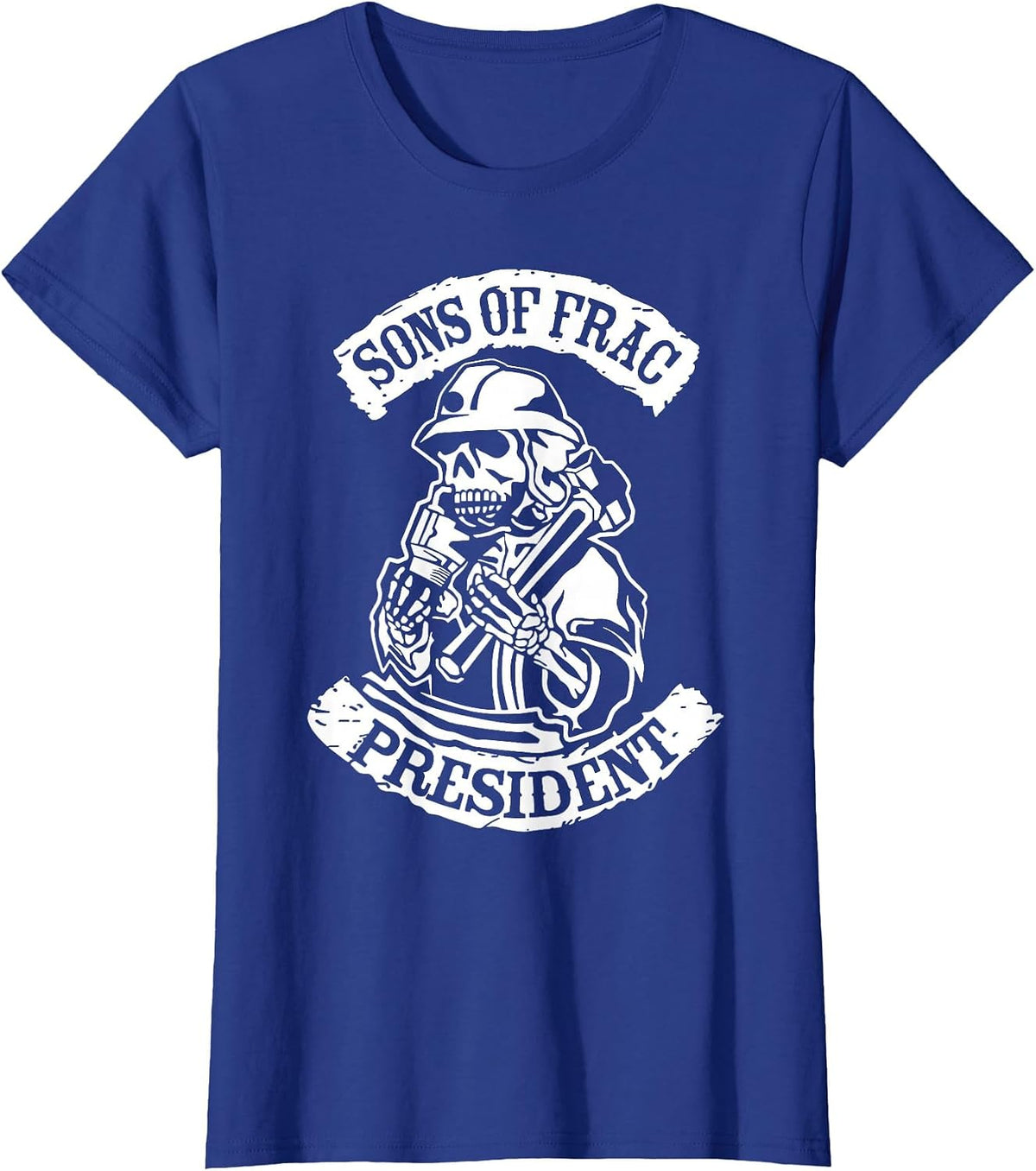 Sons of FRAC President T-Shirt - Royal Blue