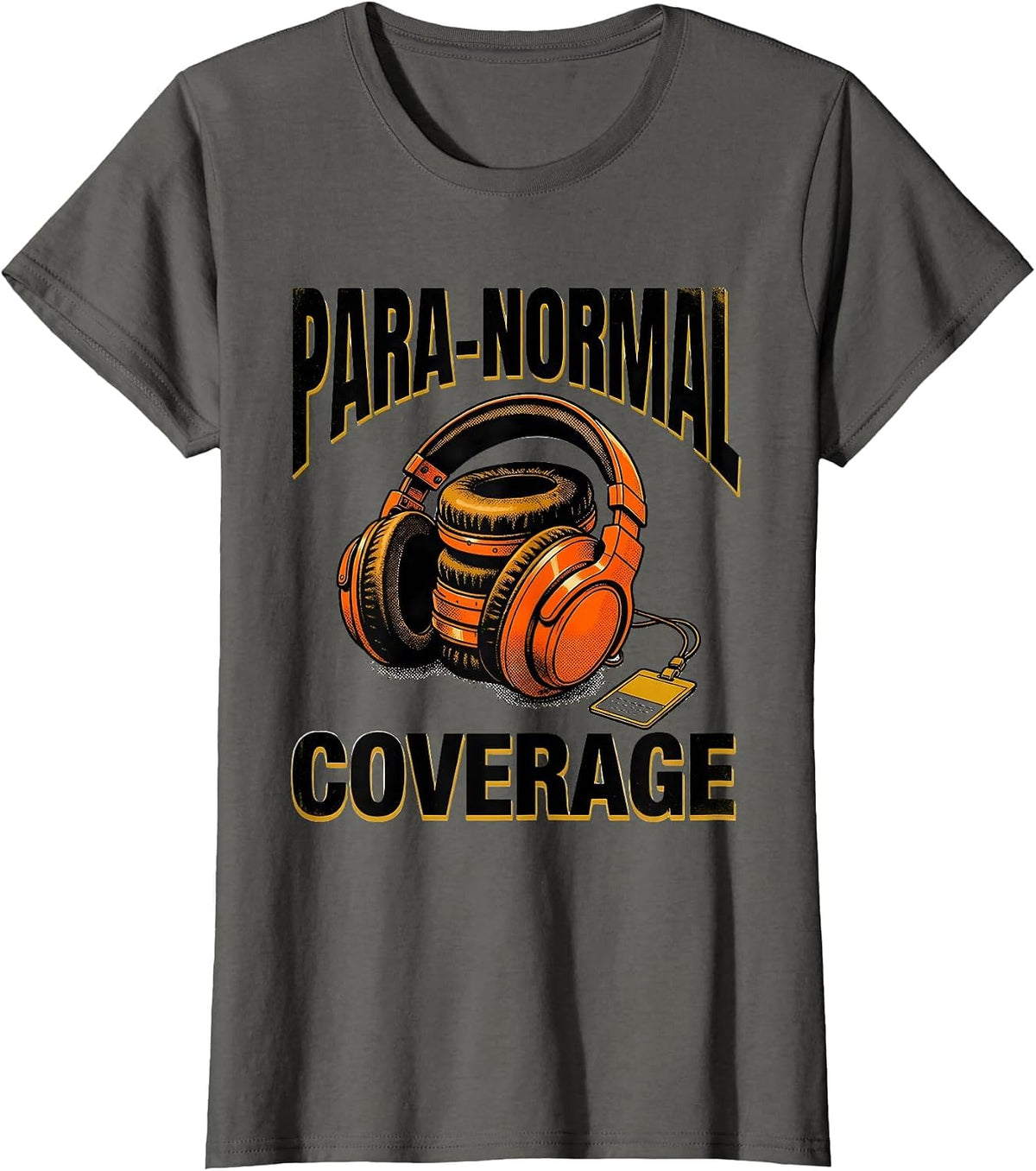 Women's Para-Normal Coverage Funny Paraprofessional Goose SPED T-Shirt - Asphalt Grey