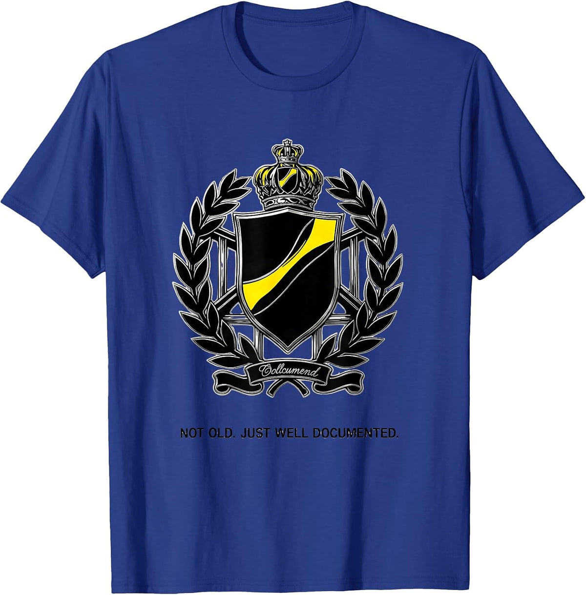 Not Old Just Well Documented Funny Car Guy Classic Car T-Shirt - Royal Blue