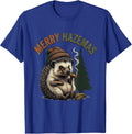 Merry Hazemas Vintage Stoner Cannabis Humor Weed Lover Gift T-Shirt - Royal Blue