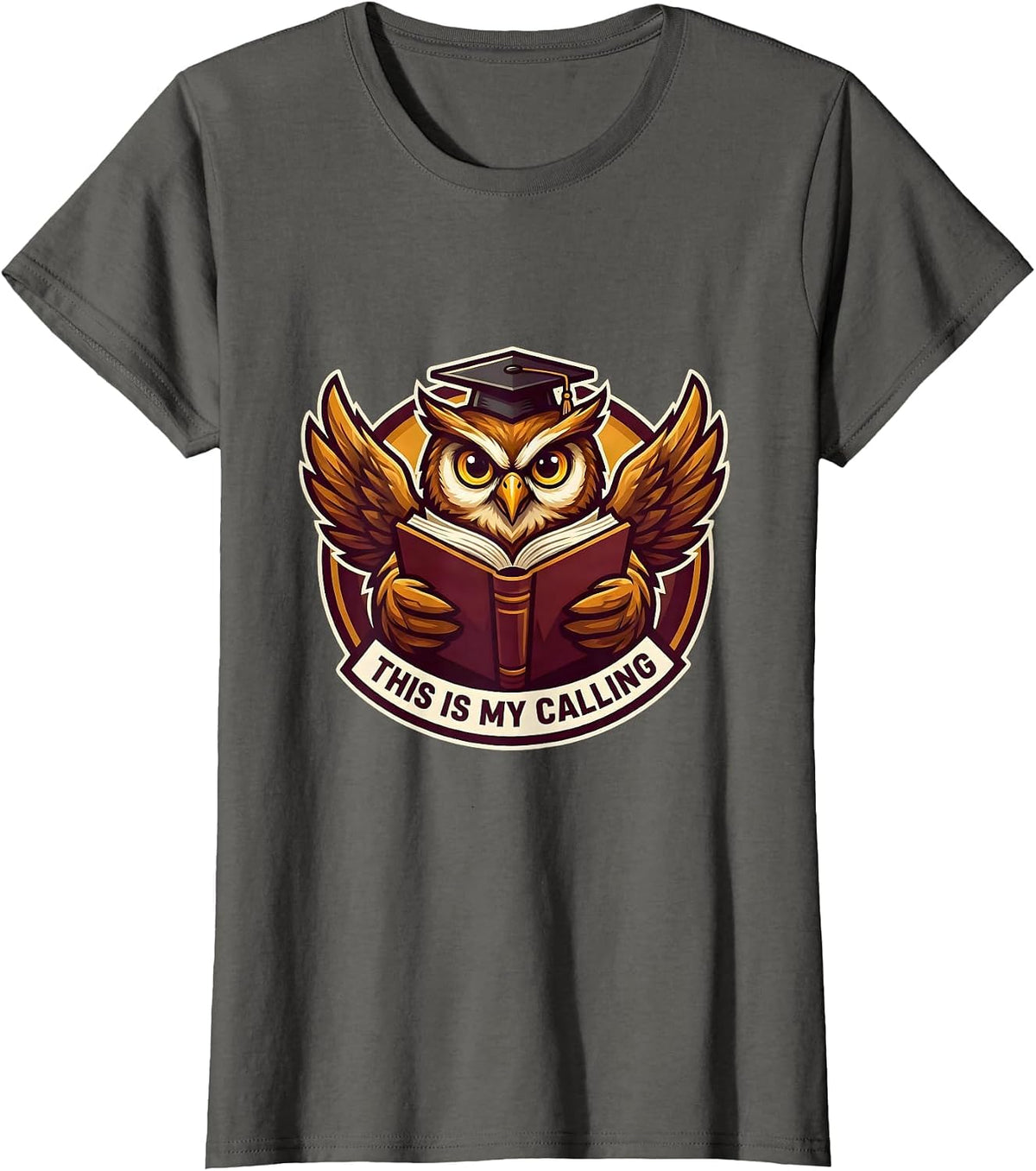 Women's This Is My Calling Paraprofessional Design T-Shirt - Asphalt Grey