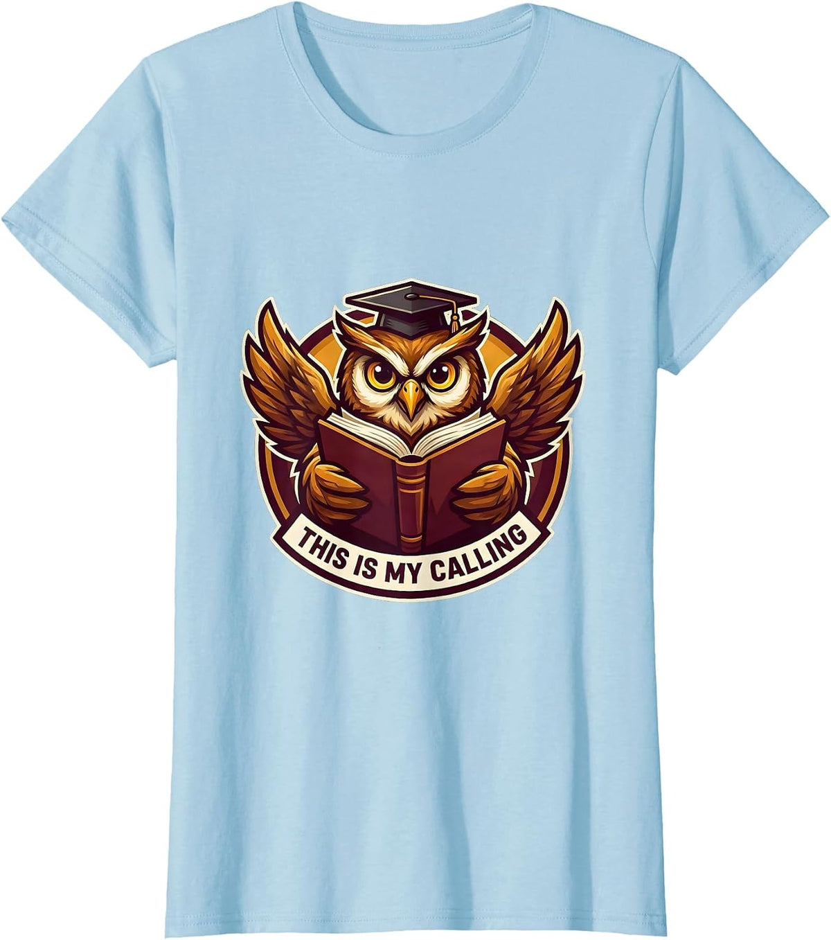 Women's This Is My Calling Paraprofessional Design T-Shirt - Baby Blue