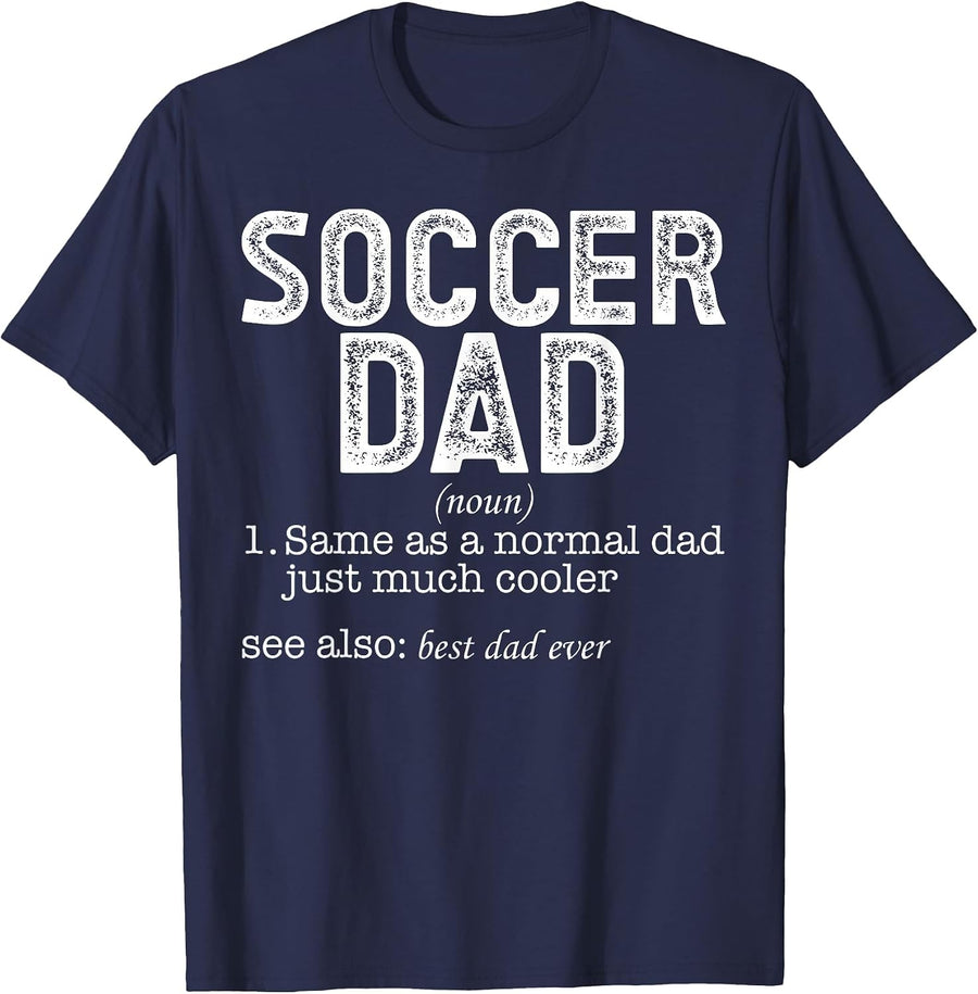 Soccer Dad T-Shirt - Navy Blue