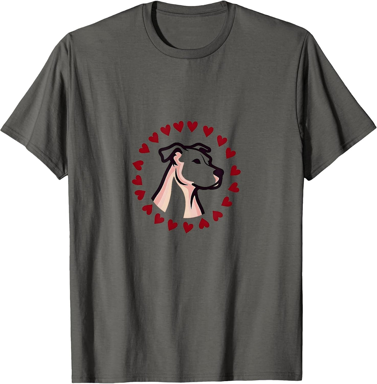 Pitbull Kisses Fix Everything - Dog Lover Gift T-Shirt - Asphalt Grey