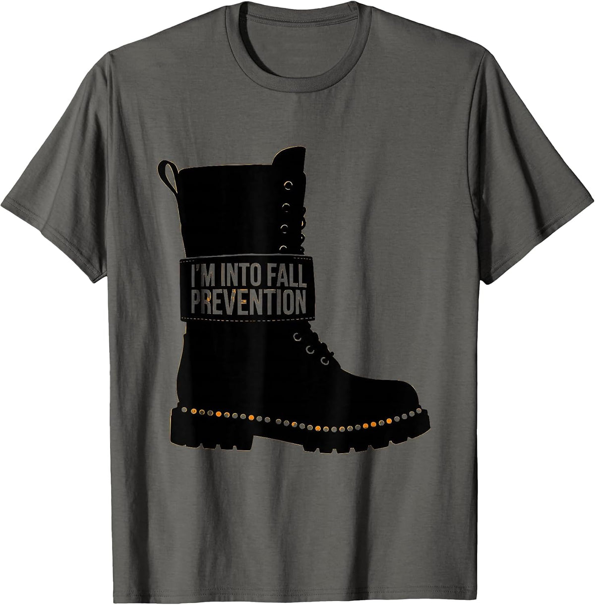 I’m Into Fall Prevention Funny Nurse Physical Therapy PT OT T-Shirt - Asphalt Grey