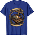 Crown of Thorns on Bible Christian Faith Graphic T-Shirt - Royal Blue