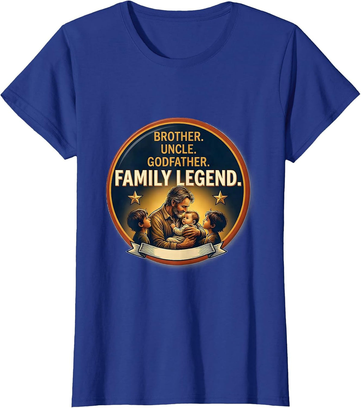 Women's Brother Uncle Godfather Family Legend Cool Uncle T-Shirt - Royal Blue
