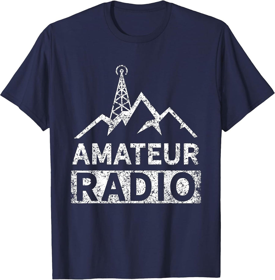Amateur Radio Operator Ham Service T-Shirt - Navy Blue