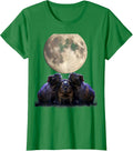 Women's Three Hairless Guinea Pigs Surreal Pet Lover Humor T-Shirt - Kelly Green