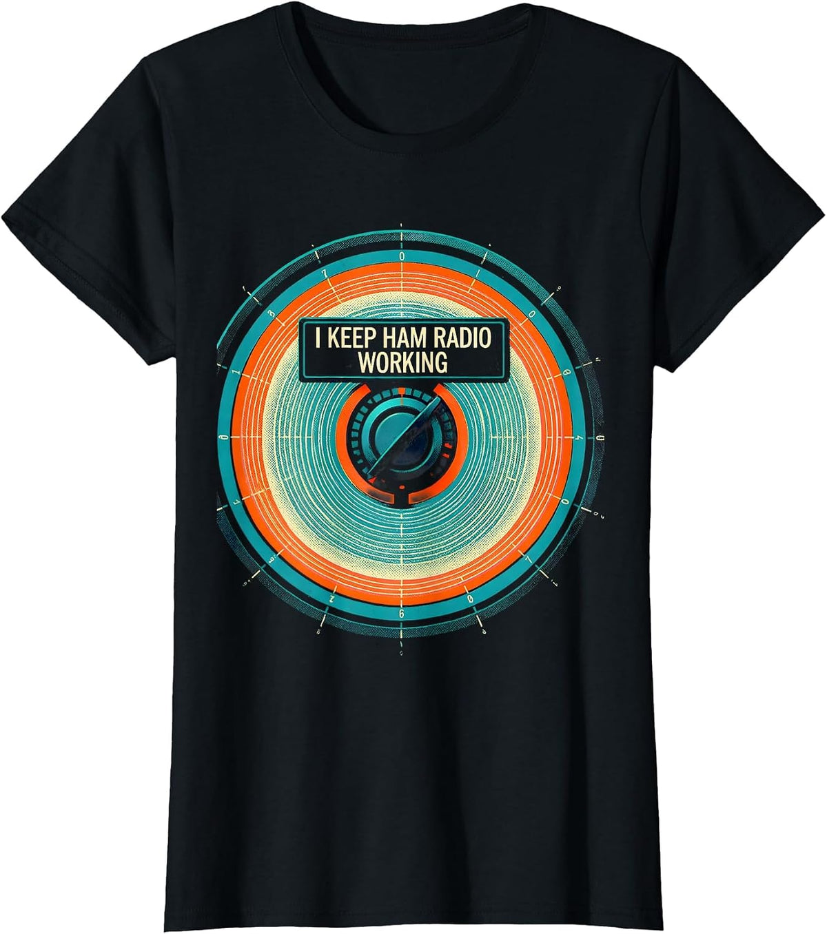 I Keep Ham Radio Working Funny Ham Radio Operator Hobbyist T-Shirt - Black
