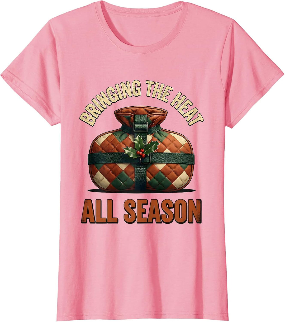Women's Bringing The Heat All Season Vintage Physical Therapy T-Shirt - Pink