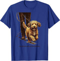 My Dood Has A Following Funny Goldendoodle Dog Lover Humor T-Shirt - Royal Blue
