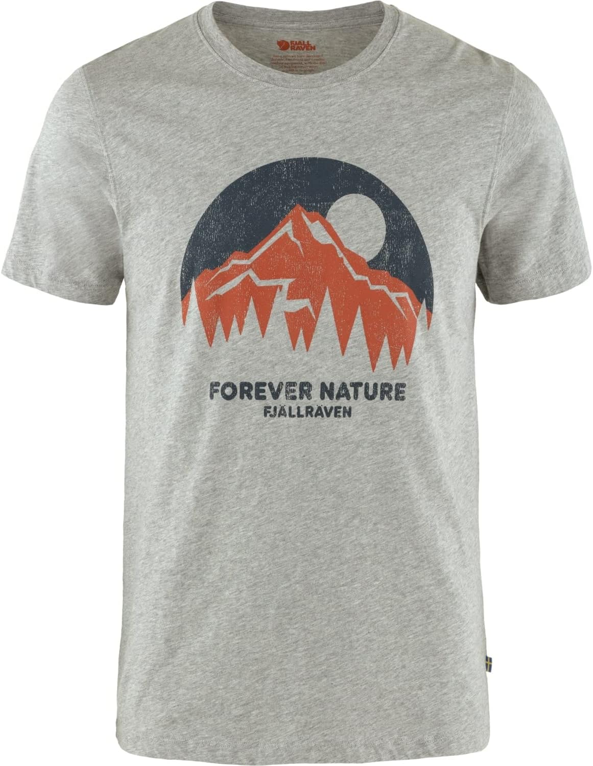 Fjällräven Nature T-Shirt Grey Melange MD - As Pictured