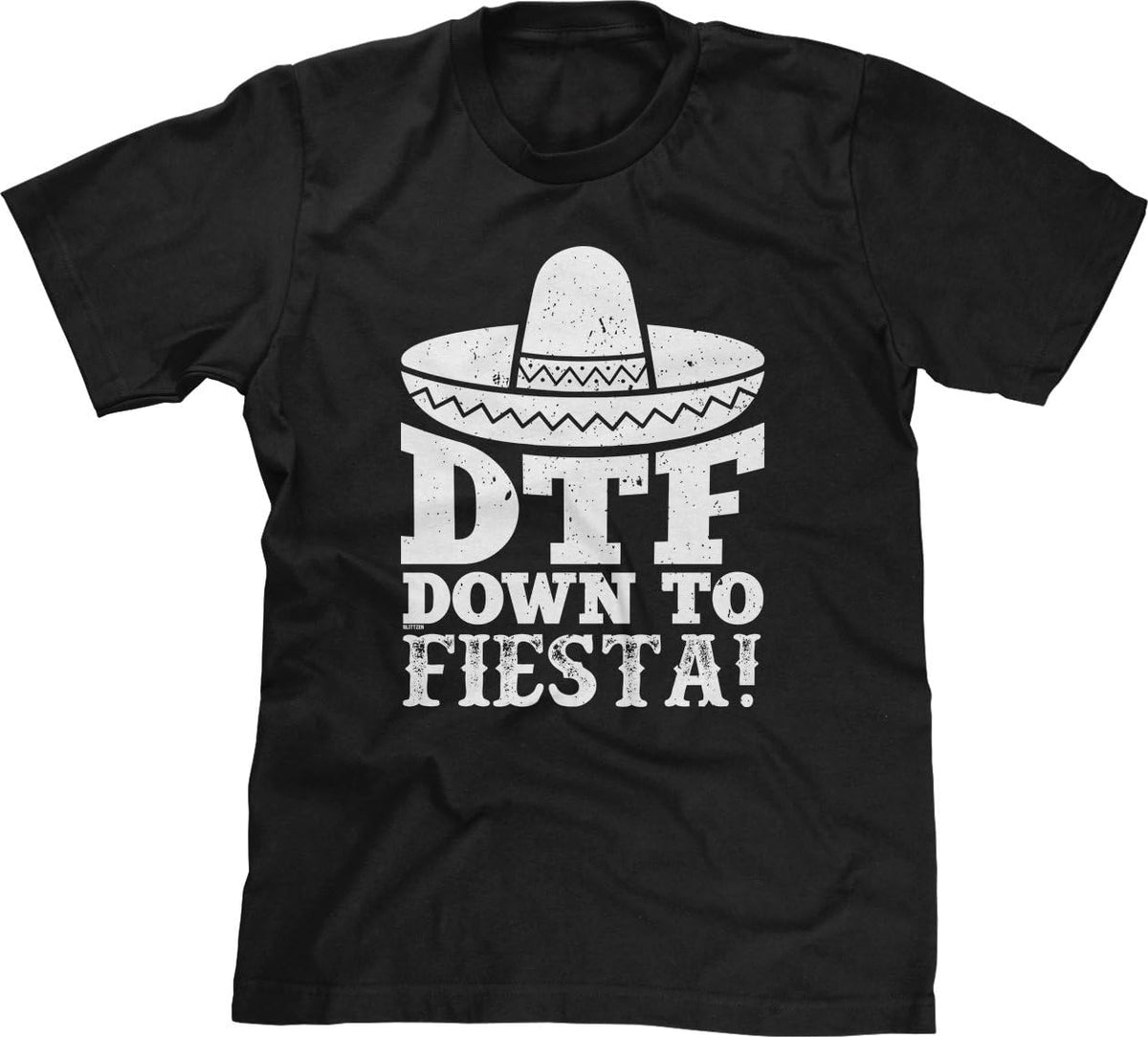 DTF Down to Fiesta Mens T-Shirt - Black