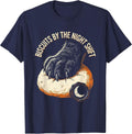 Biscuits By The Night Shift Funny Black Cat Bakery Humor T-Shirt - Navy Blue