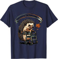 I'm a Fan of Fall Prevention OTA Funny Physical Therapy T-Shirt - Navy Blue