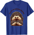 Uncle Of The Christmas Hedgehogs Cute Hedgehog Animal Lover T-Shirt - Royal Blue