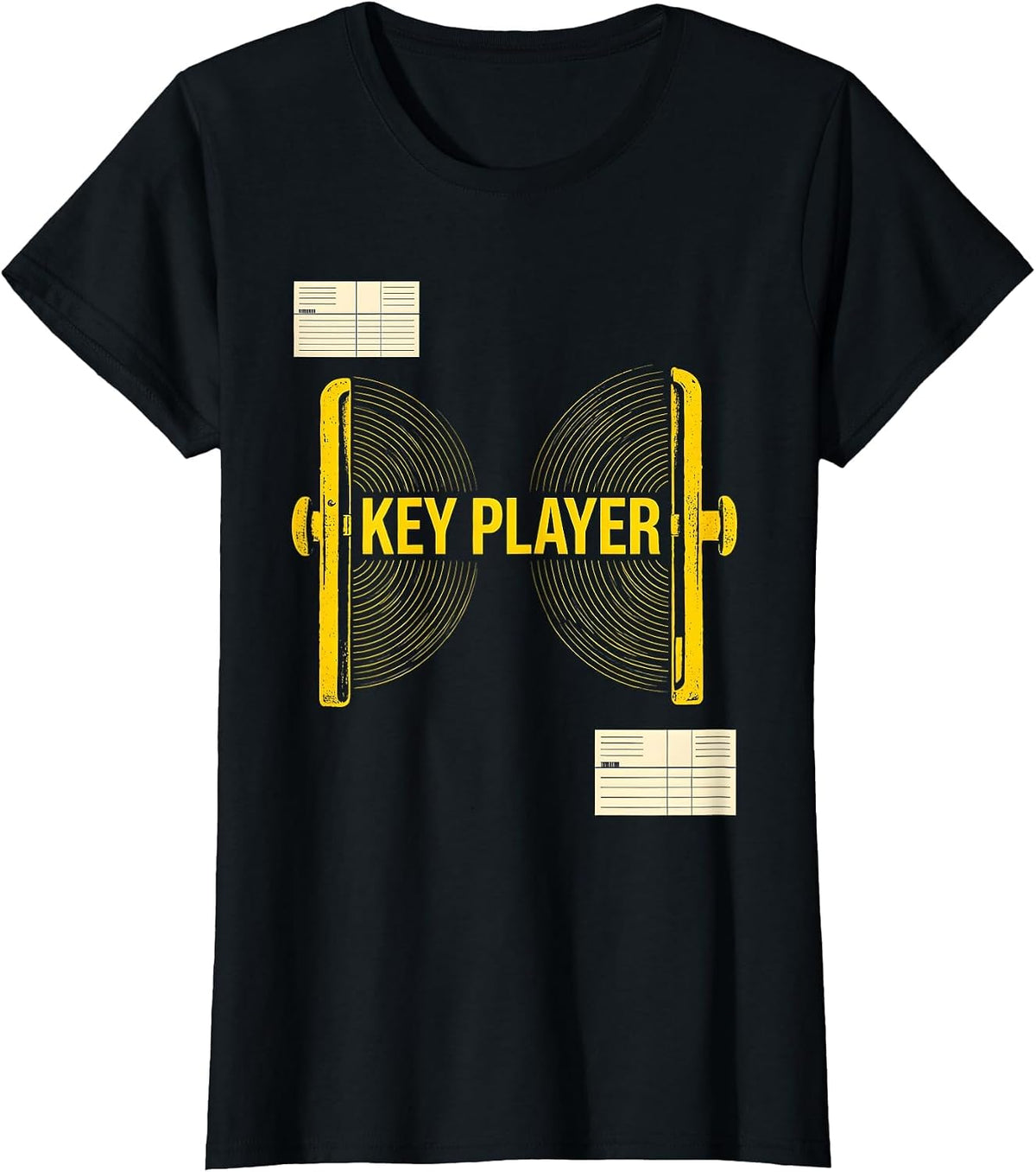 Key Player Funny Ham Radio Operator Hobbyist Gift T-Shirt - Black