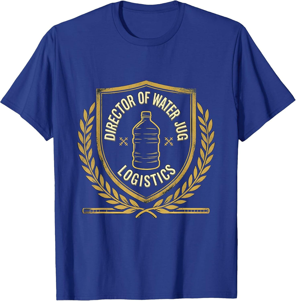Director Of Water Jug Logistics Funny Marching Band Mom T-Shirt - Royal Blue