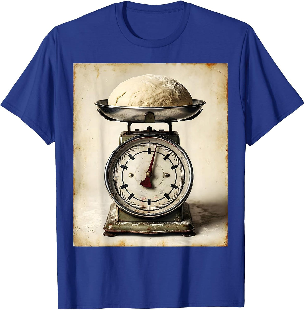 In My Sourdough Era Vintage Kitchen Scale Tee T-Shirt - Royal Blue