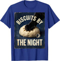 Biscuits By The Night Vintage Gothic Cat Bakery Baking Humor T-Shirt - Royal Blue