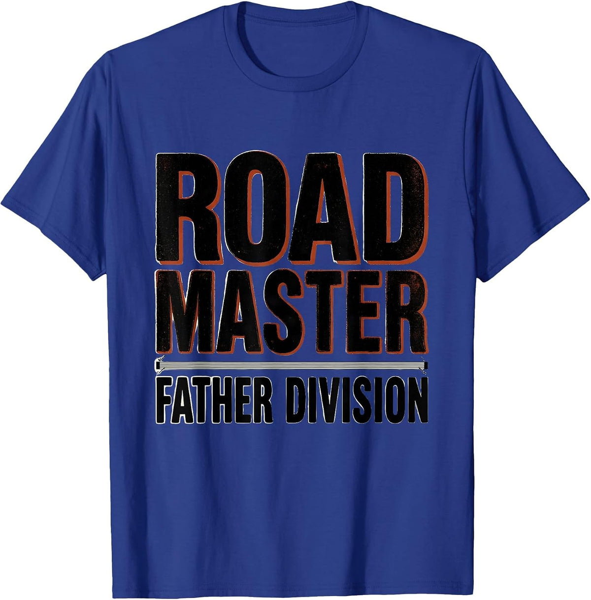 Men's Roadmaster Father Division Funny Train Enthusiast Model T-Shirt - Royal Blue