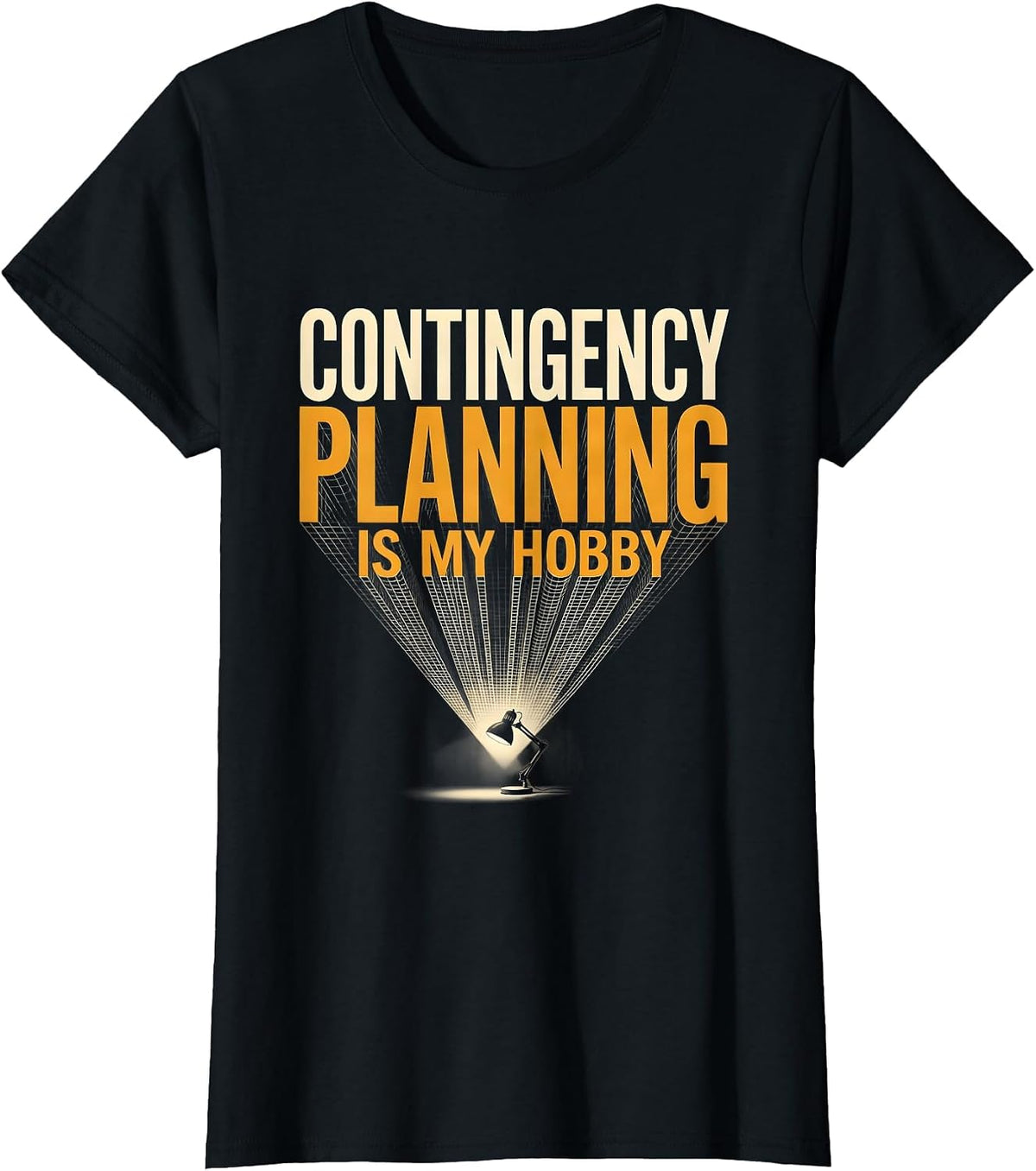 Contingency Planning Is My Hobby Funny English Teacher Humor T-Shirt - Black