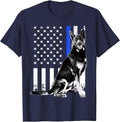 Cute German Shepherd for Men Women K9 Belgian Malinois Lover T-Shirt - Navy Blue