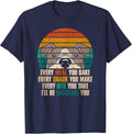 Every Snack You Make I'll Be Watching You Pitbull Mom Dad T-Shirt - Navy Blue