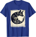 Basenji Dog Sleepshirt Breed-Specific Napping Pajamas T-Shirt - Royal Blue