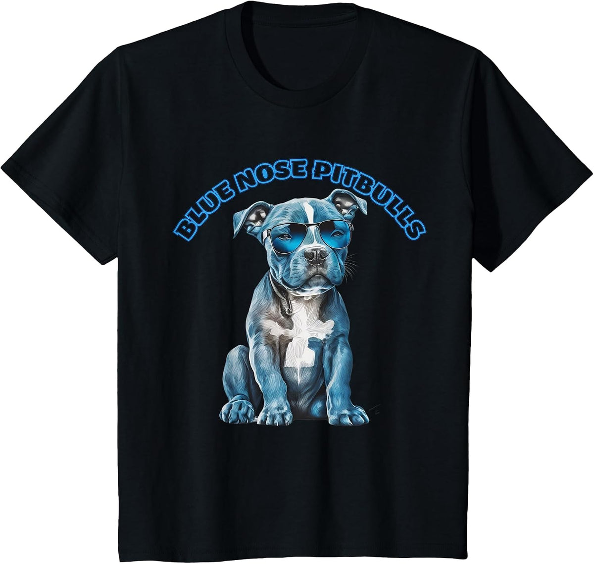 Blue Nose Pitbull T-Shirt - Black