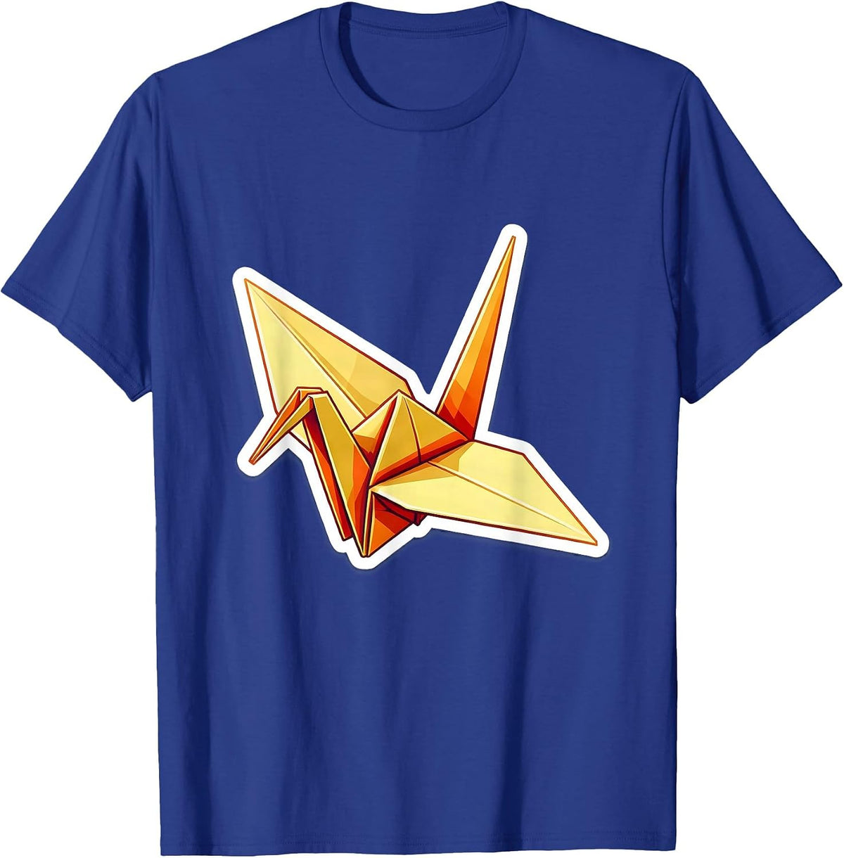 Men's Detention Slip Paper Crane Substitute Teacher T-Shirt - Royal Blue