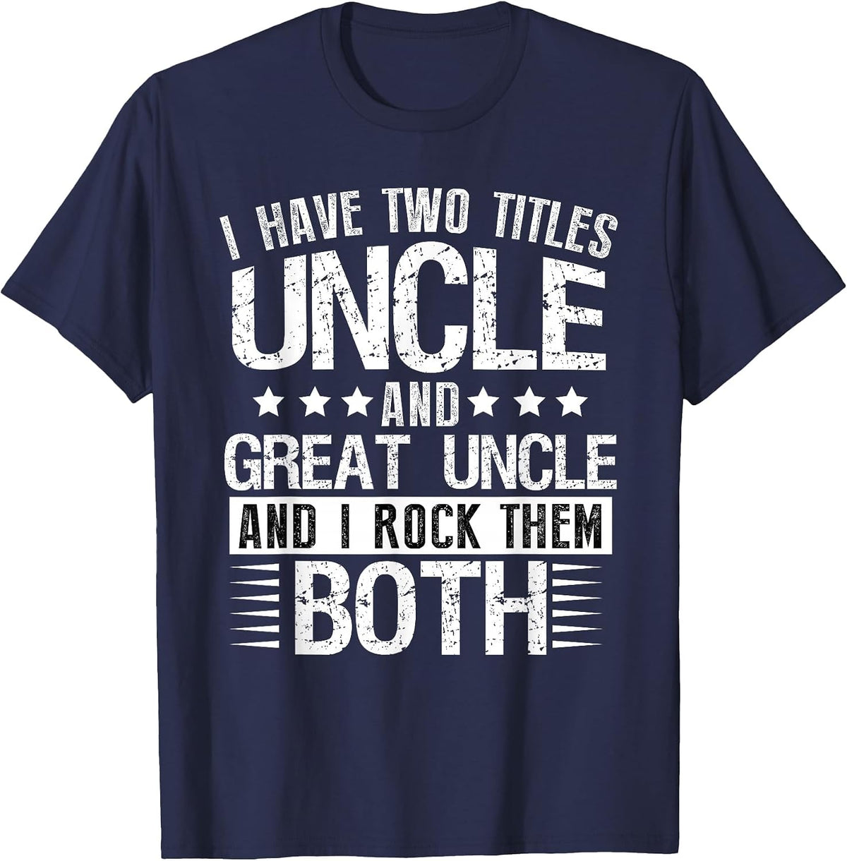 Promoted to Great Uncle 2022 Only Best Uncles Get Promoted T-Shirt - Navy Blue
