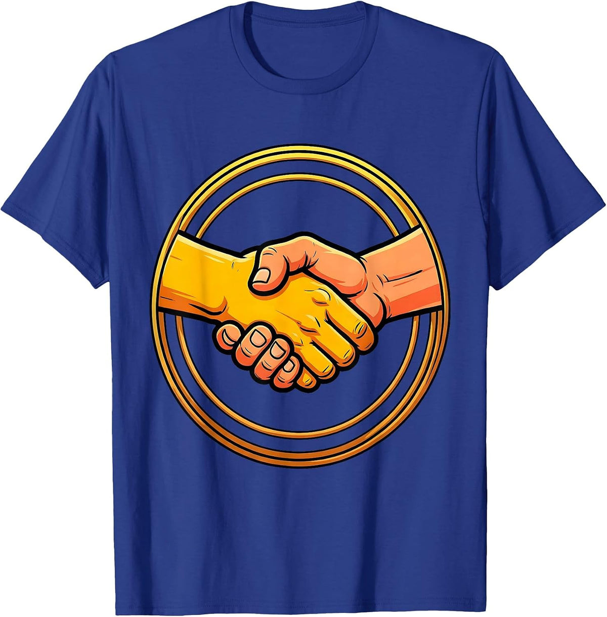 Men's Relay Race Handoff Graphic Tee T-Shirt - Royal Blue