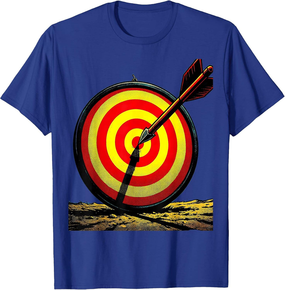 We Almost Always Almost Win Javelin Graphic T-Shirt - Royal Blue