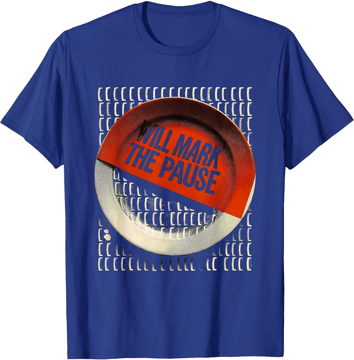 Men's Will Mark The Pause Funny Shakespeare Literary Humor Book T-Shirt - Royal Blue