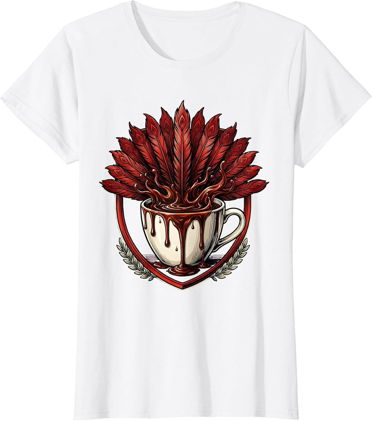 Substitute Teacher Overflowing Grading Pens Design T-Shirt - White