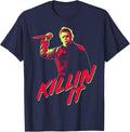 Halloween 2 Michael Killing It T-Shirt - Navy Blue