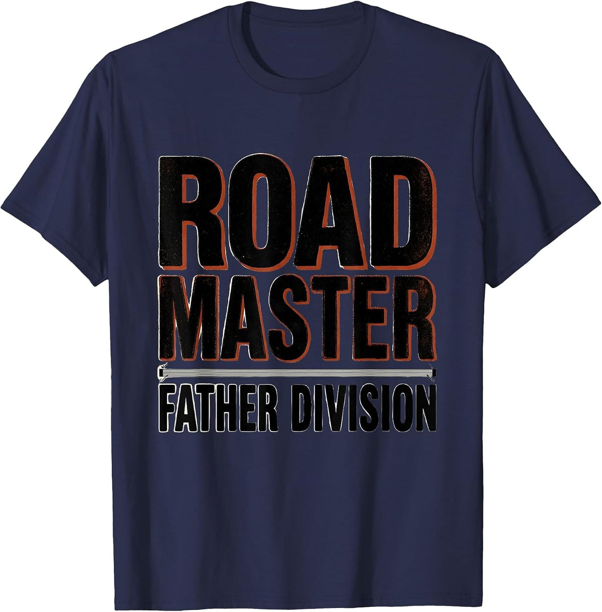 Men's Roadmaster Father Division Funny Train Enthusiast Model T-Shirt - Navy Blue