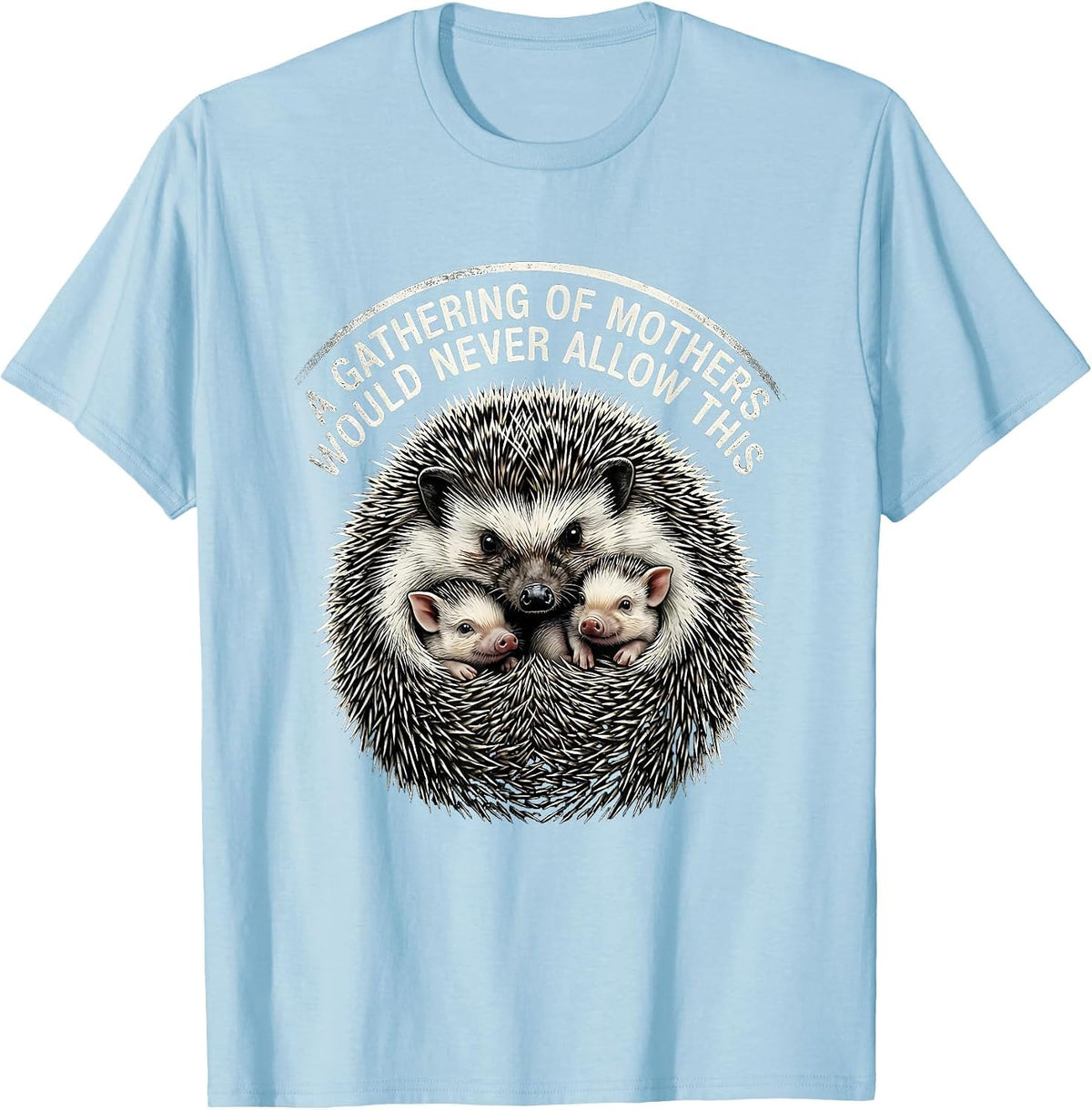Men's A Gathering Of Mothers Would Never Allow This Feminist T-Shirt - Baby Blue