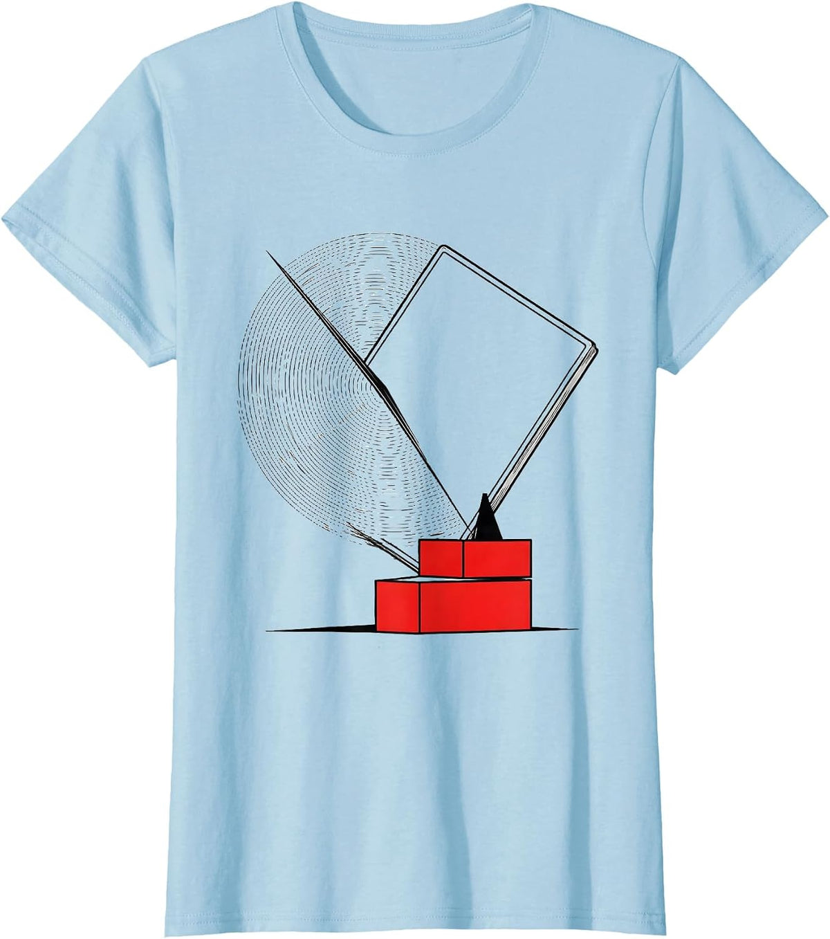 Radar Sweep Storm Chaser Meteorology Enthusiast Humor T-Shirt - Baby Blue