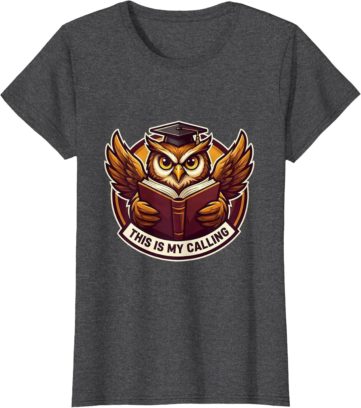 Women's This Is My Calling Paraprofessional Design T-Shirt - Dark Heather Grey