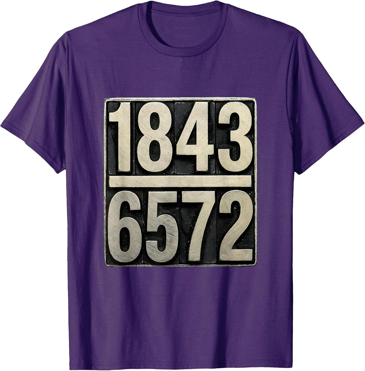18436572 Firing Order Small Block Engine V8 Gearhead Humor T-Shirt - Purple