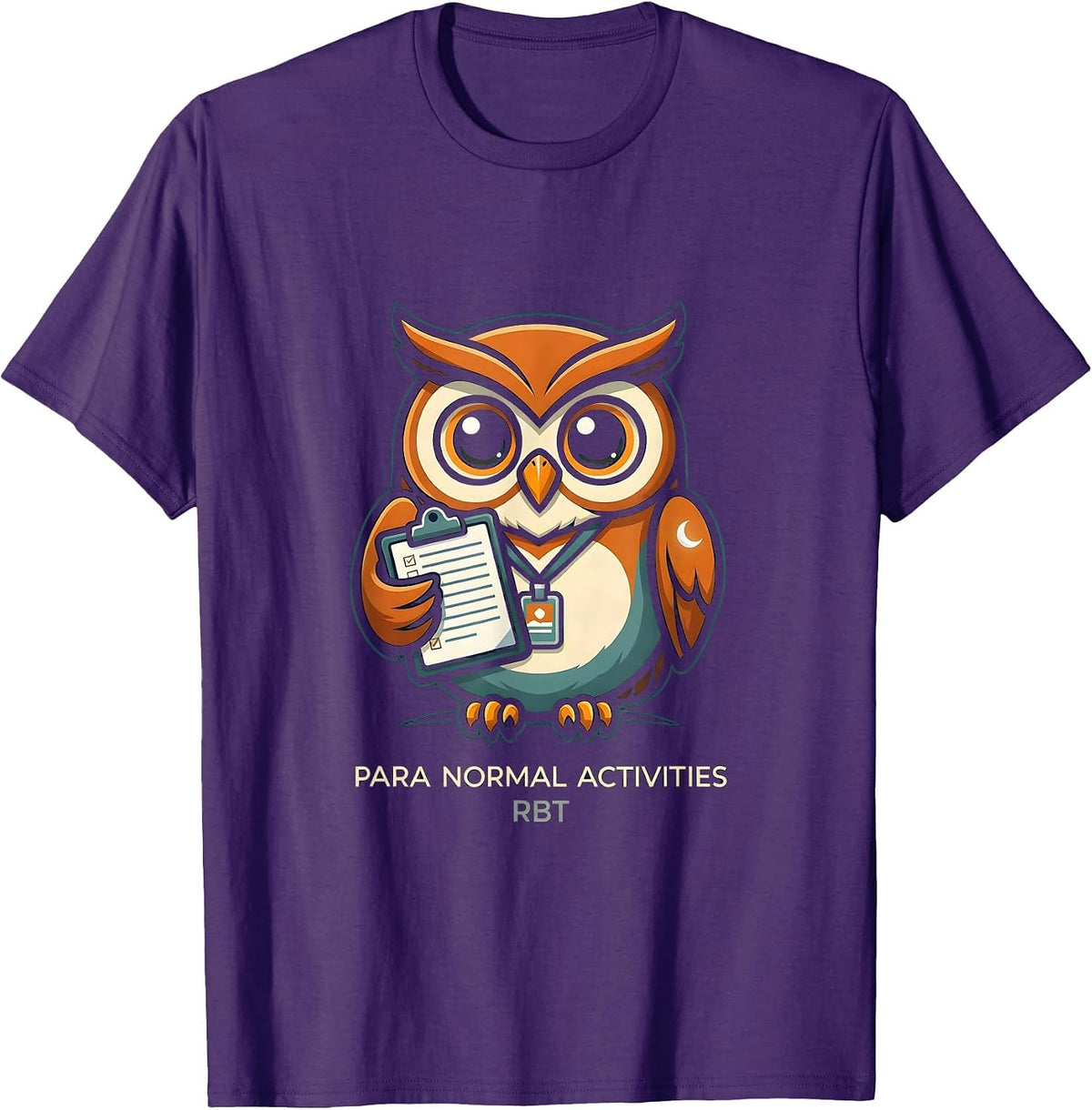 Para Normal Activities RBT Funny Paraprofessional Halloween T-Shirt - Purple