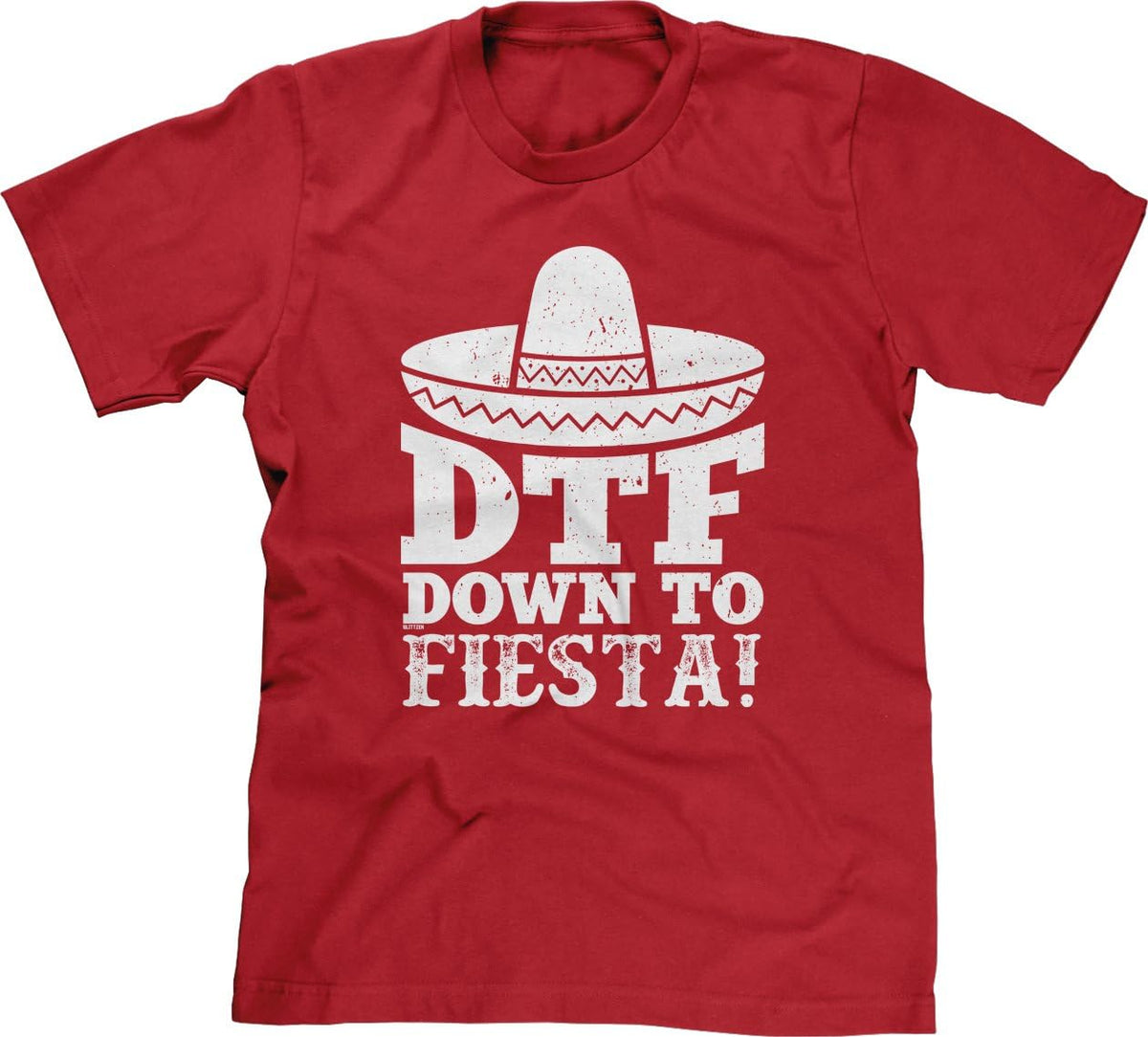 DTF Down to Fiesta Mens T-Shirt - Red