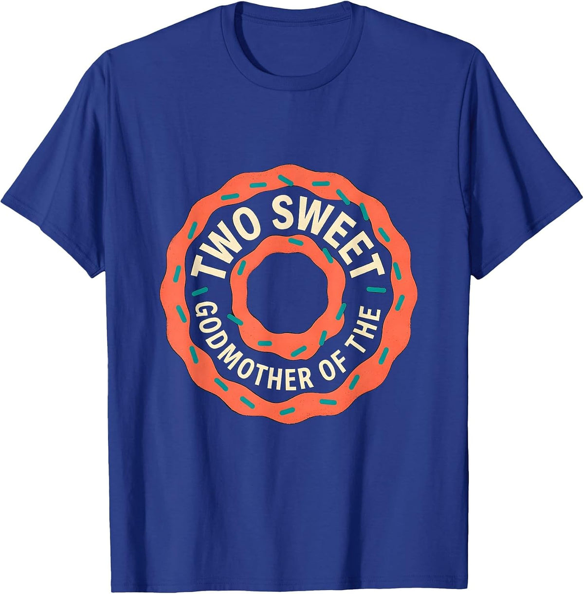 Godmother Of The Two Sweet Midcentury Modern Birthday T-Shirt - Royal Blue
