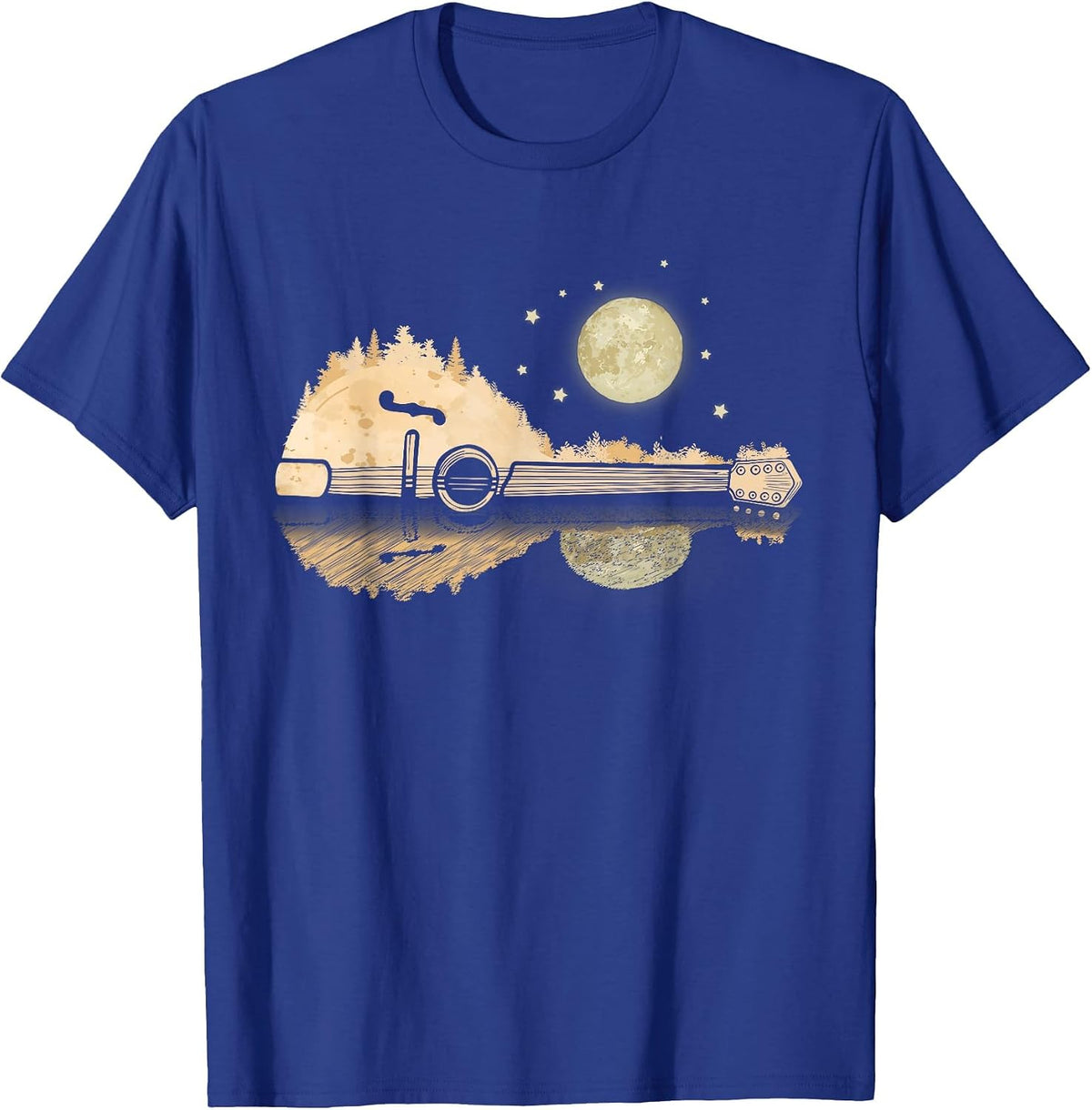 Mandolin Player Country Music Lover Bluegrass Mandolin T-Shirt - Royal Blue